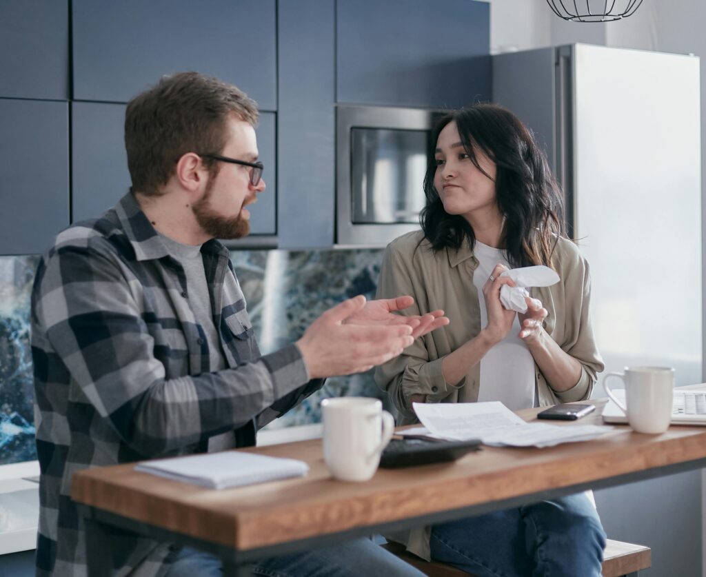 couple talking to each other