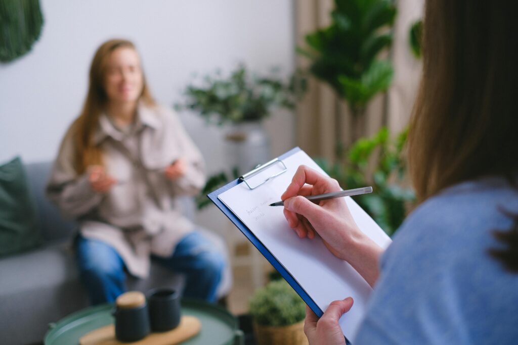 woman in her Exposure and Response Prevention Therapy ​